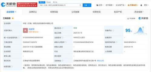 中国铝业在云南成立铝基材料公司 注册资本4.8亿